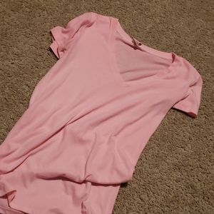 V.S pink basic Tee
